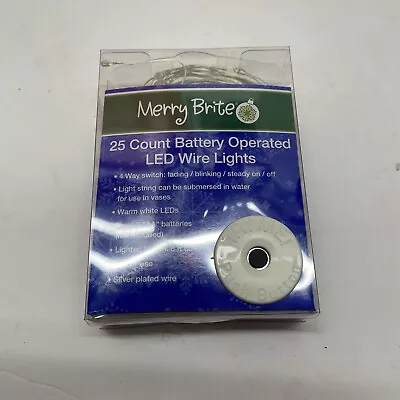 Merry Brite 25 Count Battery Operated LED Dome Lights - White • $9.53