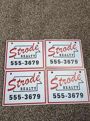 Strode Realty Sign Halloween Movie Realty Michael Myers Horror Prop Decor • $5