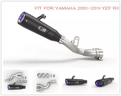 CPS Stainless Pipe Muffler Exhaust Set For Yamaha 2006 15 16 2019 YZF R6 R600 B • $249.01