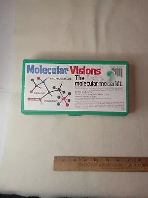 Molecular Visions The Flexible Molecular Model Kit Organic Inorganic W/Case • $14.56