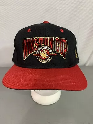 WINSTON CUP Snapback Hat Vintage 1990's NOS Nascar Racing Sewn/Embroidered • $35