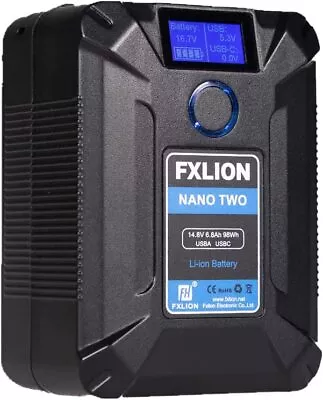 SONGING FXLION Nano Two 98WH Tiny V-Mount/V-Lock Battery W/ Micro USB For Camera • $501.80