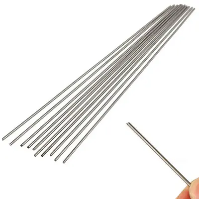 LTKJ 10Pcs Grade 5 Titanium Round Bar Ti Metal Rod Diameter 2Mm Length 25Cm 10 I • $14.39