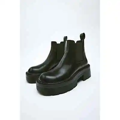$120 • Buy ZARA LUMBERJACK RAMONE BEATLES Mid Boots Women