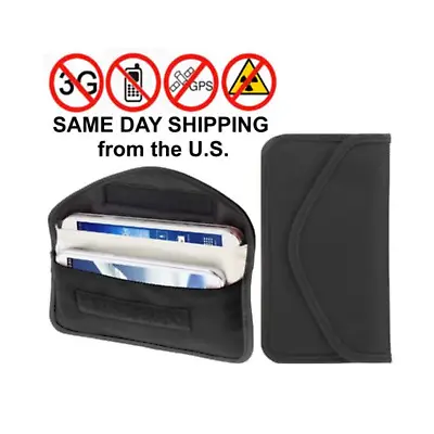 Cell Phone Anti-Tracking Anti-Spying GPS RFID Signal Blocker Pouch Case Bag • $7.99