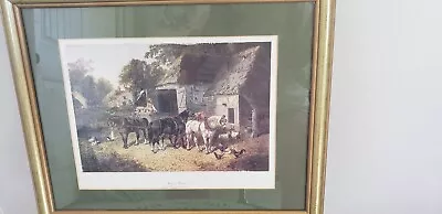 J F Herring  Horses In Harness  Gallery Framed Print • $75