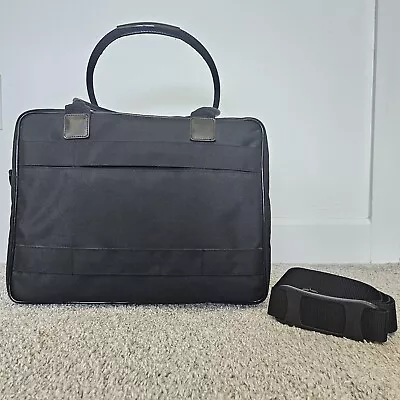 MAC Cosmetics ZUCA Black Travel Case Multi Compartments And Adjustable Strap EUC • $79.99