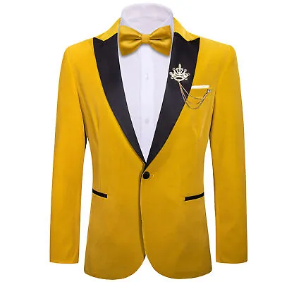 Men's Solid Suit Jacket Blazer Stylish One Button Slim Fit Floral Tuxedo Party • $55.99