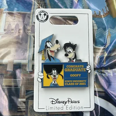 $19.99 • Buy Disney Graduation Day 2021 Congrats Goofy And Max Pin LE 4000 New In Hand
