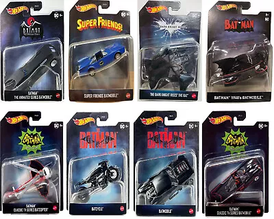 £38.99 • Buy Hot Wheels Batman Series 1:50 Scale Die-Cast Vehicles Set Of 8 Mattel