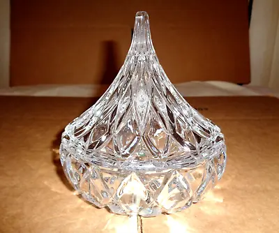 Shannon Crystal Designs Of Ireland 5  Crystal  Covered Bowl  Hershey's Kiss  • $19.95
