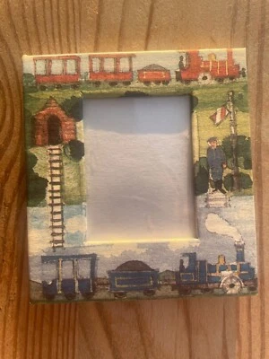 £22 • Buy Matthew Rice Mini Photo Frame. Trains. Rare. Emma Bridgewater 