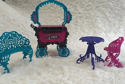 Monster High~Scaris: City Of Frights~Cafe Cart Playset~Incomplete~2012 • $25