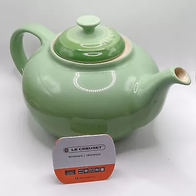 Le Creuset Stoneware Classic Teapot - 1.3L Rosemary Green Teapot - New. • £49.95