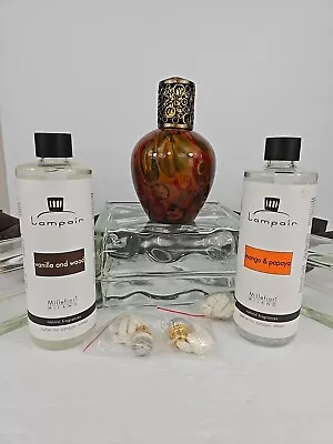 Lampair Fragrance Lamp Oils 3 Wicks And Diffuser Millefiori Milano Lot Of 6 New • $70