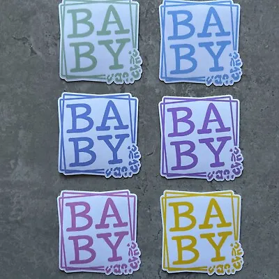 6 X Baby  Card Toppers  / Card Making - Mixed - ( PACK 81 ) • £1.85