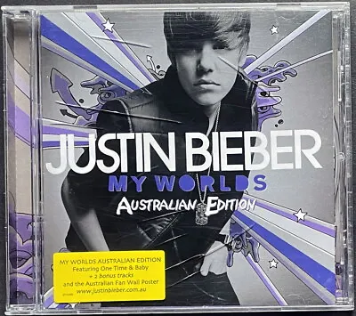 Justin Bieber - My Worlds Australian Edition CD - Free Shipping • $6