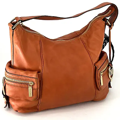 Michael Kors Leather Handbag Tangerine Orange • $85