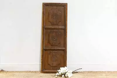 18th Century Spanish Farmhouse Carved Cabinet Door • $1245