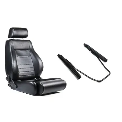 SAAS 4X4 Seat (1) With Sliders Black PU ADR Compliant • $470