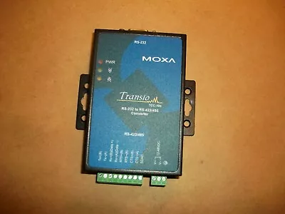 Moxa TCC-100 RS-232 To RS-422/485 Converter   USED • $35