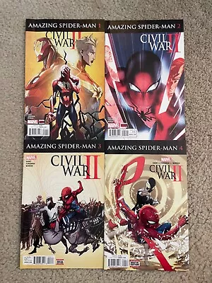 Civil War II: Amazing Spider-Man #1 - #4 Complete Series (Marvel 2016) • $12