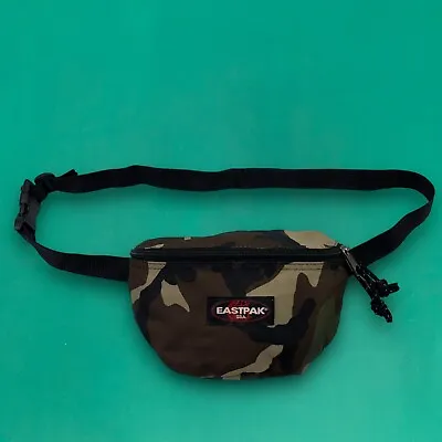 Eastpak Camouflage Bumbag Shoulder Bag Travel Messenger Utility Bag Camo Green • £24.99