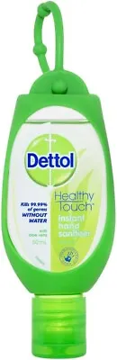 3X Dettol Instant Hand Sanitiser Refresh Green Clip 50mL - Aloe Vera Sanitizer • $22
