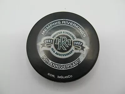 Vintage Memphis RiverKings Hockey Puck CHL 15TH ANNIVERSARY 1992-2007 • $29.90