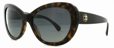 CHANEL Sunglasses - POLARIZED - 5321 714/S8  - Black - Tortoise Brown - Womens • $580