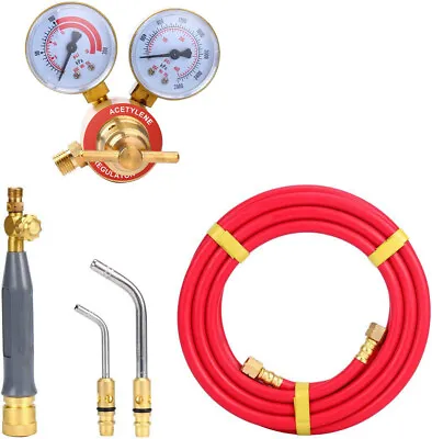 Air Acetylene Torch Kit Swirl W/ CGA 200 Welding Gas Welder Acetylene Regulator • $125.84