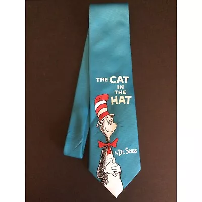 Dr. Seuss The Cat In The Hat Novelty Mens Necktie Tie Teacher Dad Fun Print • $19.99