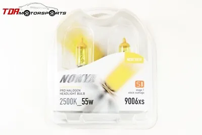 NOKYA Halogen Light Bulbs 9006XS Hyper Yellow 2500K 55W • $20.98