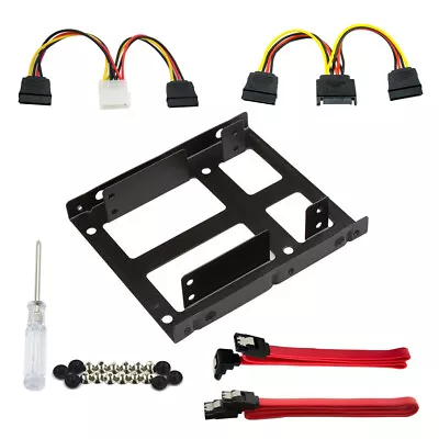 Dual SSD HDD Mounting Bracket 2.5 To 3.5 • £10.42