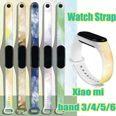 For Xiaomi Mi Band 3/4/5/6 Smart Soft Wristband Bracelet Watch Strap Replacement • $16.16