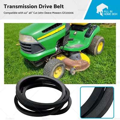 Transmission Drive Belt Suitable For 42  48  Cut John Deere Mowers GX20006 • $16.59