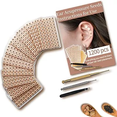 Multi-Condition Ear Seeds Acupuncture Kit With Acupuncture Ear Press Seeds 12... • $12.80
