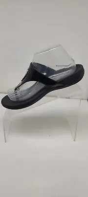£28.83 • Buy Orthaheel Yara Womens Flip Flops Thong Sandals Black Size 8
