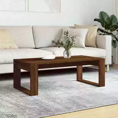 Modern Wooden Rectangle Home Living Room Coffee Table Furniture Wood Tables • £43.99