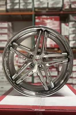 22  Staggered Ferrada Cm1 Machine Silver Chrome Lip Rims Q50 Mustang Gt Stinger • $2999