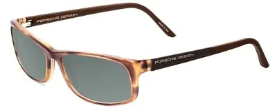 Porsche Designs P8243-B 54mm Polarized Sunglasses In Striped Crystal Brown Matte • $249.95