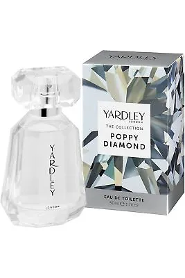 Yardley Poppy Diamond Eau De Toilette Spray 50ml Womens Fragrance • £10.45