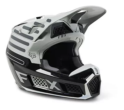 Fox Racing Men's Motocross V3 RS RYAKTR Helmet (Steel Grey) 29641-172 • $463.96