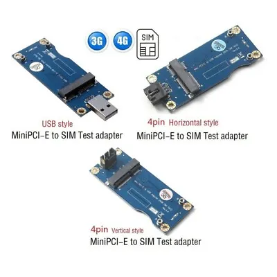 Mini PCI-E To USB Adapter With SIM Card Slot For 3G 4G WWAN/LTE Module • $11.77