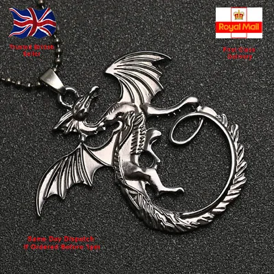 Game Of Thrones Dragon Necklace Desolation Of Smaug Same Day Dispatch • £3.49