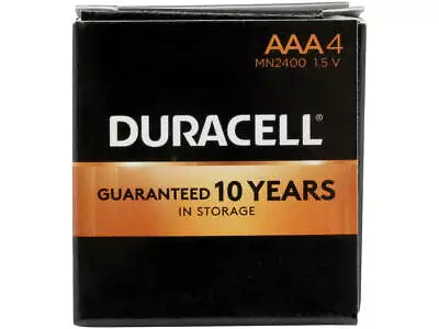 Duracell CopperTop Alkaline Batteries Technology AAA - 4ea Per Box • $5.50