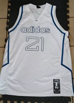 Vtg Adidas Minnesota Timberwolves Kevin Garnett 21 Basketball Jersey Mens 2XL • $29.95