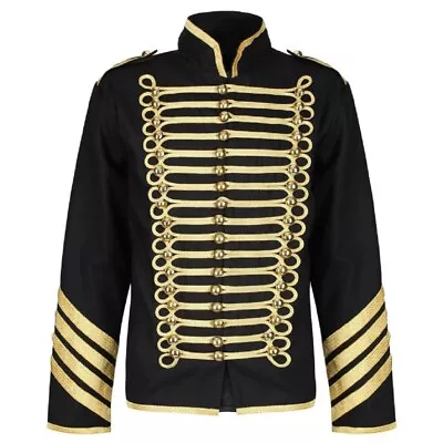 Gothic Military Band  Gold Jacket For Men Vintage Goth Coat Jacket STEAMPUNK • $74.85