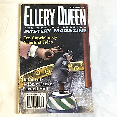 Ellery Queen Mystery Magazine Suspense Thriller Short Stories November 1999 • $11.99