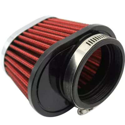 55mm Performance High Flow Cold Air Intake Filter Vent Car Accessories Red 2pcs • $26.90